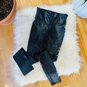 Women's Faux Leather SPANX Leggings